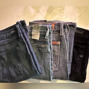 4 Jeans. 1 with tags 4 used